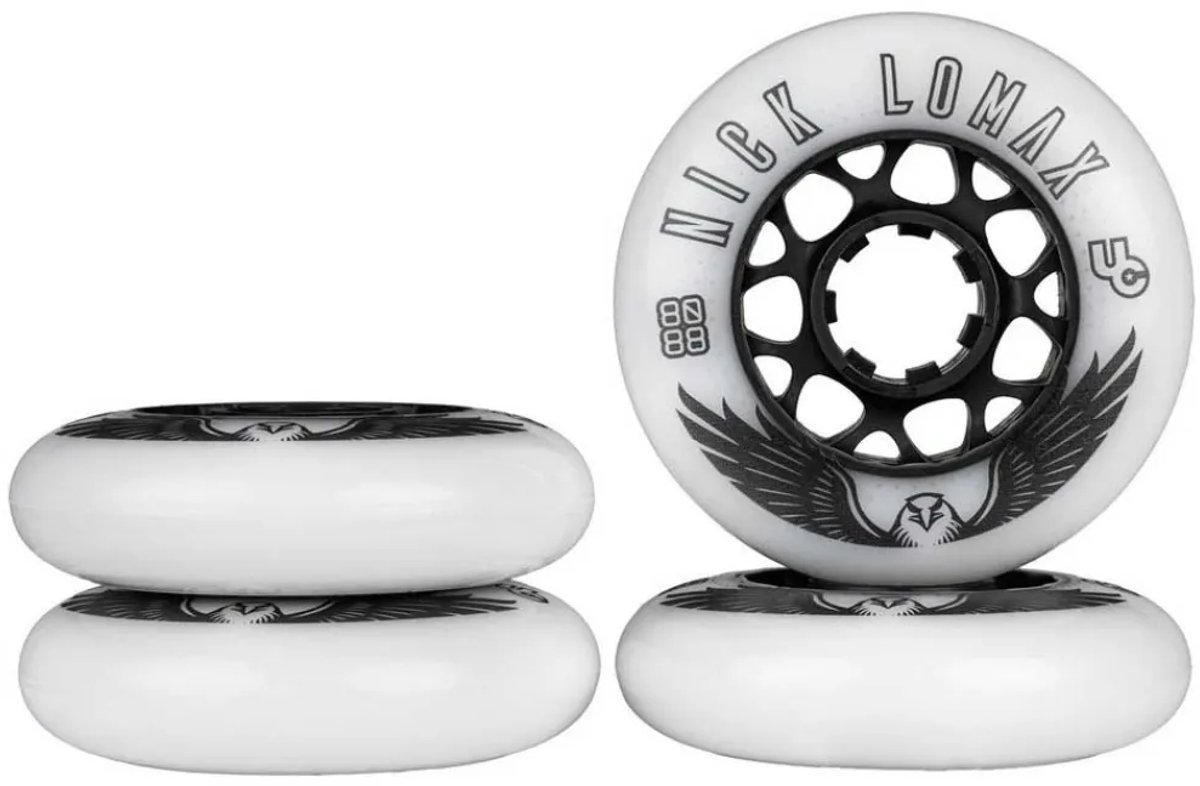undercover wheels nick lomax schaatswielen 4 eenheden zilver 80 mm 88a