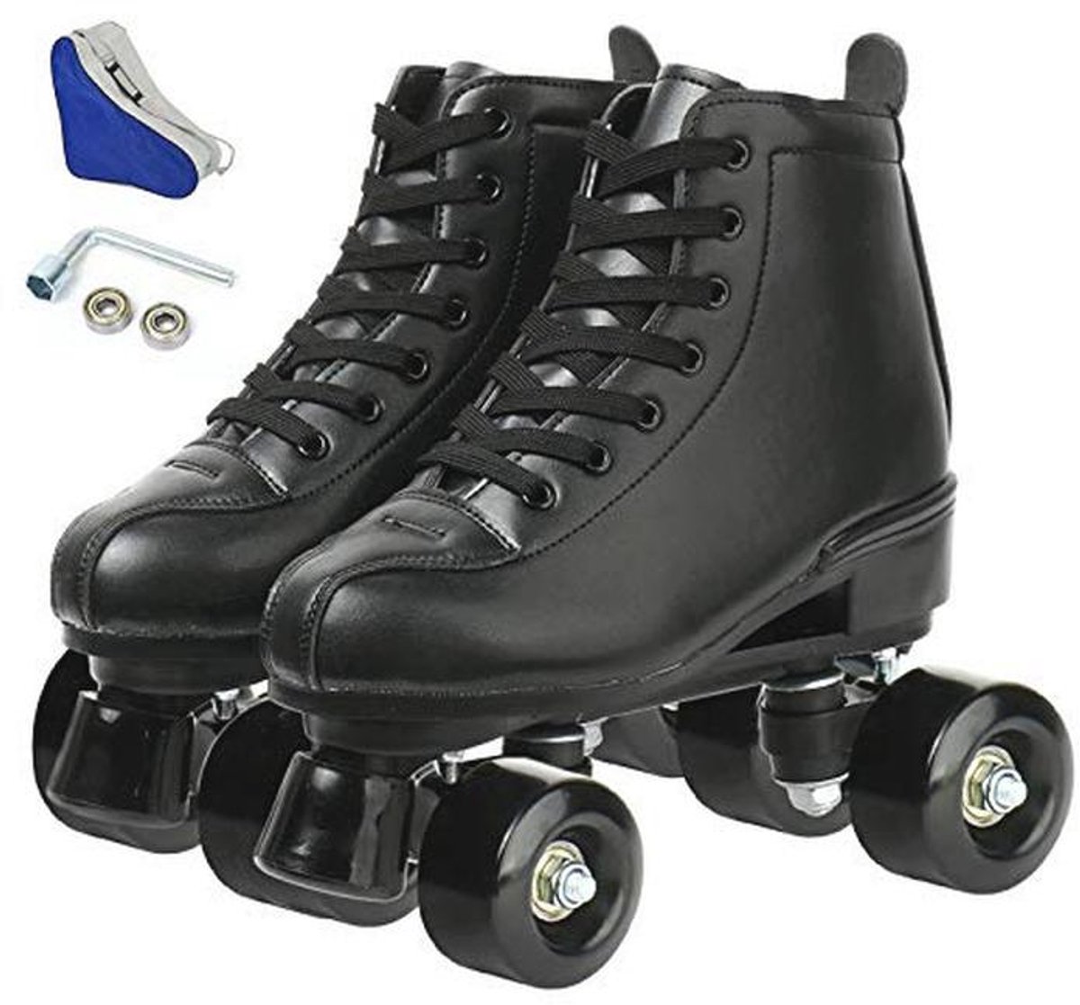 Verstelbare High-Top Rolschaatsen voor Volwassenen - Dubbele Rij Rolschaatsen met Flash Wielen Rolschaatsen kopen online