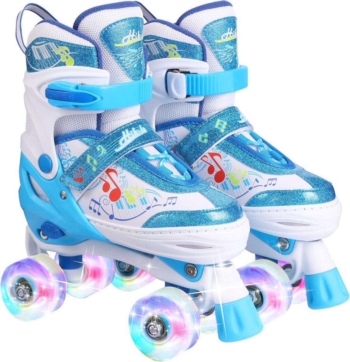 Verstelbare LED Rolschaatsen voor Kinderen – Comfortabele Quad Rolschaatsen (Maat 27-38) Rolschaatsen kopen online