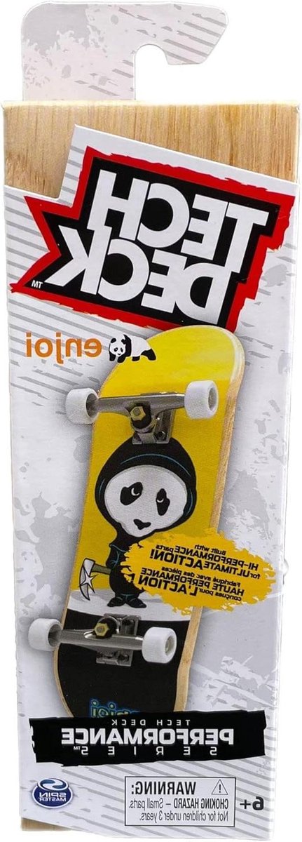 Vinger skateboard - Fingerboard Houten plank - Trucs oefenen - Echt houten deck - 1524 x 762 cm - Meerkleurig Skateonderdeel kopen online