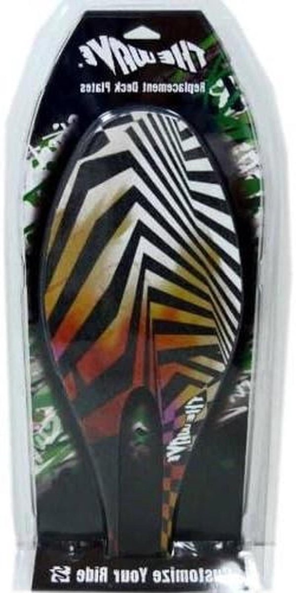 wave board dekplaat waveboard onderdeel skateboarden g2 zine model standaard maat zwart