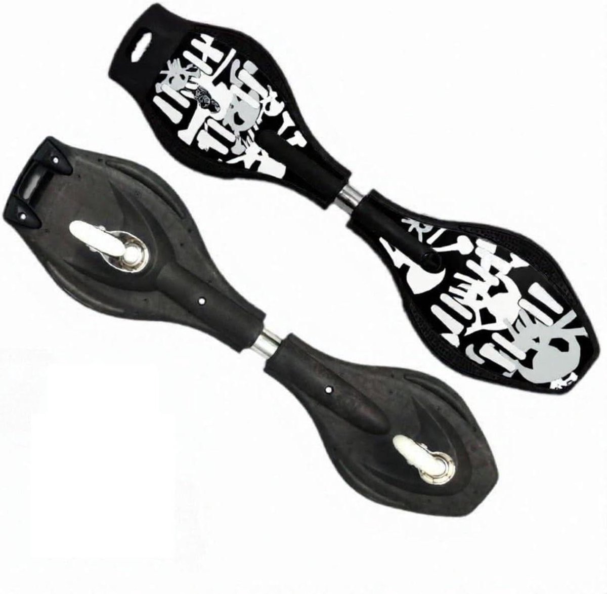 Wave Board - Surf Skate - Straat Surfen - Aluminium Truck - 87 cm - Zwart Waveboard kopen online
