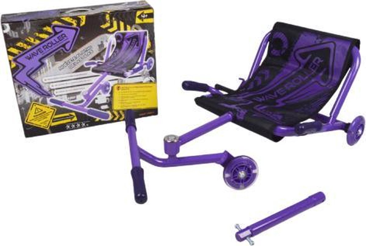 wave roller waveroller skelter ligfiets voor 3 14 jaar paars