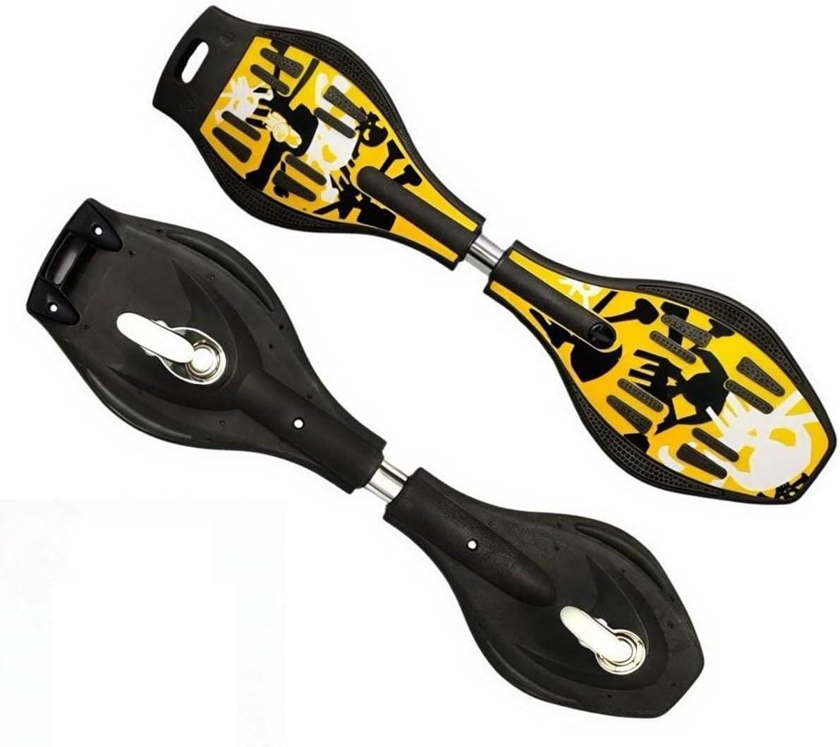 waveboard met licht surf skateboard straat skateboarden met lichtgevende wielen 87 x 23 x 9 cm