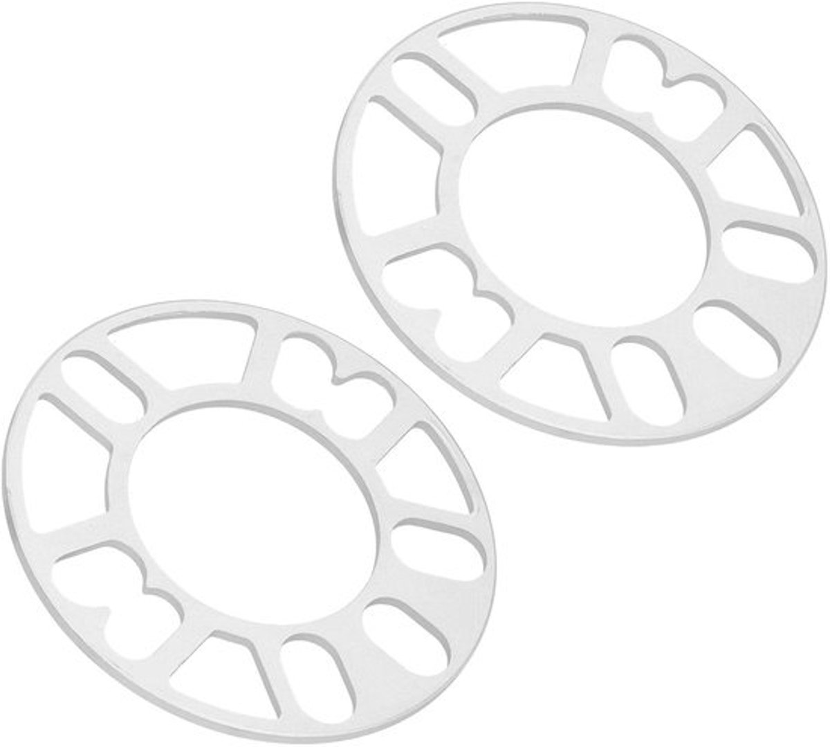Wielspacers Aluminium - 2 Stuks - 5 mm Dikte - 78 mm Binnen Diameter - 150 mm Buiten Diameter - Universeel Toepasbaar - Wielafstand Skateonderdeel kopen online