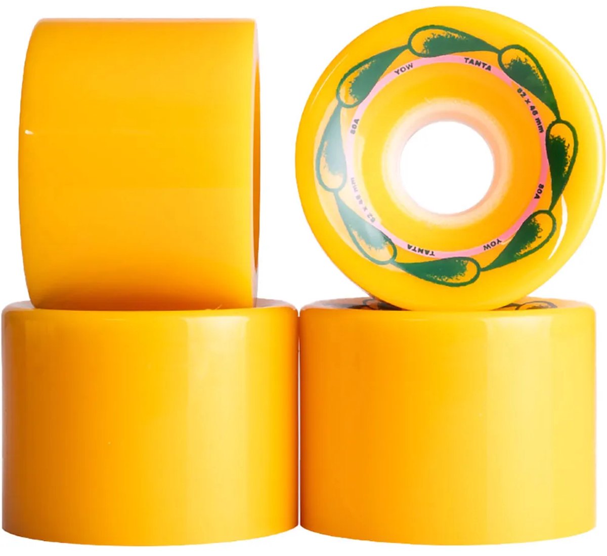Yow Tanta Mustard Shr Wiel Geel 62 mm/80A Skateonderdeel kopen online