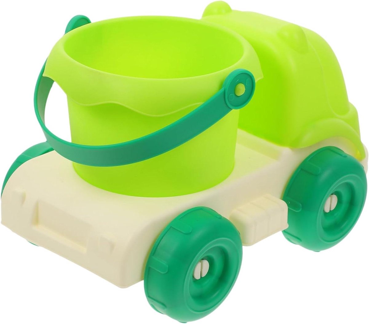 zandauto met emmer strandtruck kiepwagen buiten spelen afneembare emmer 23 x 15 x 13 5 cm groen
