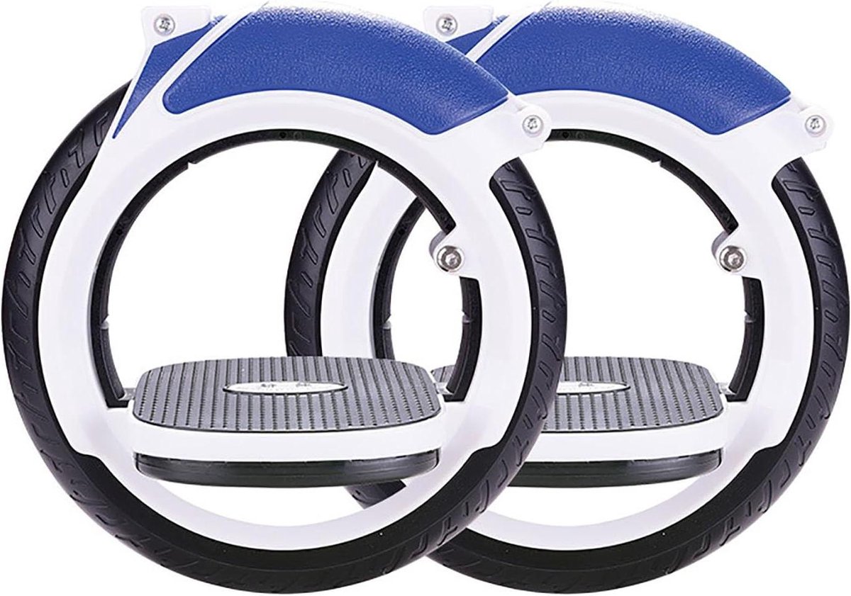 Zelfrijdend skateboard - Waveboard - Freestyle trucs - Dubbele wielen - 25.5 cm - Blauw Waveboard kopen online