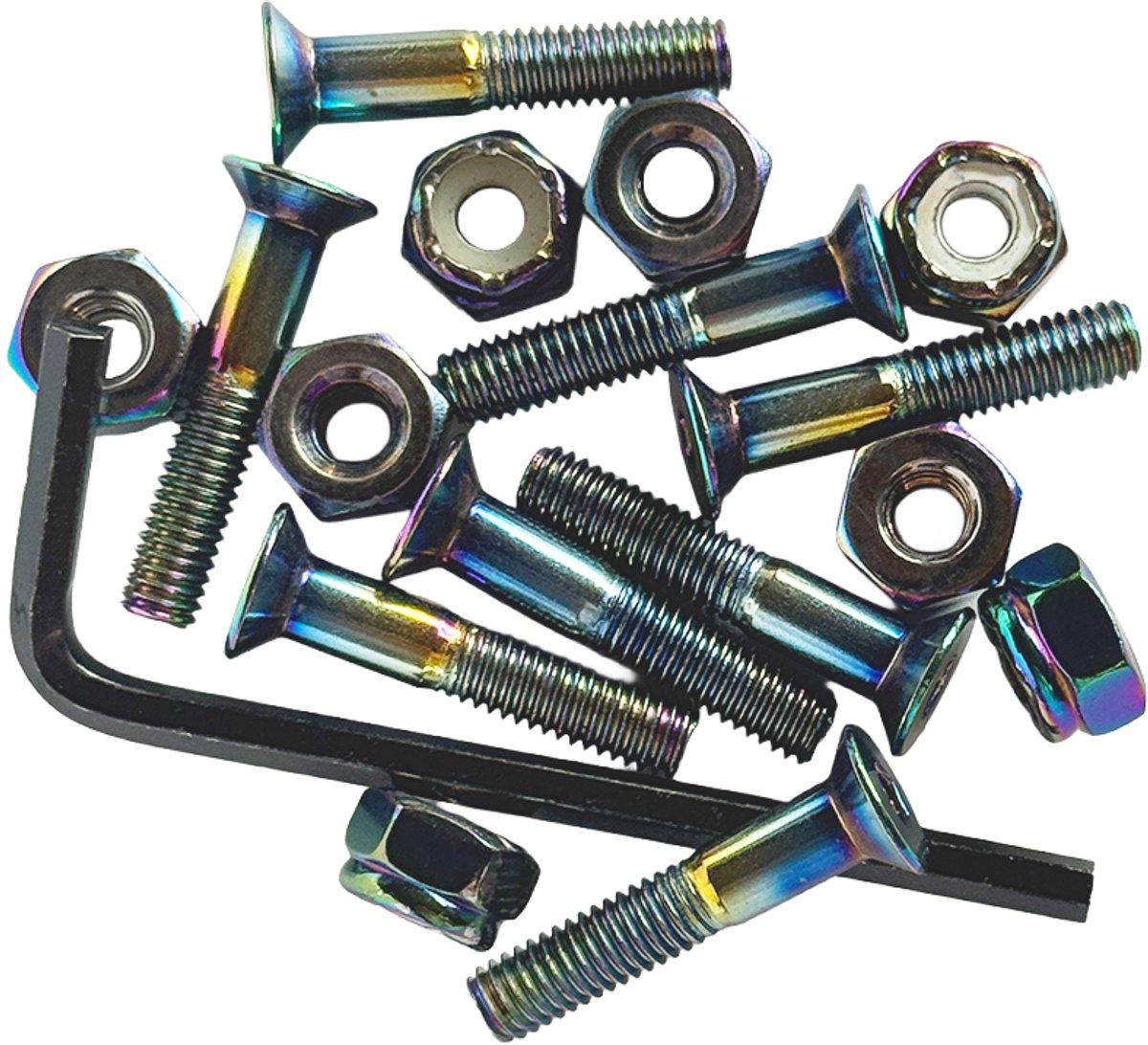 1 allen titanium hardware rainbow