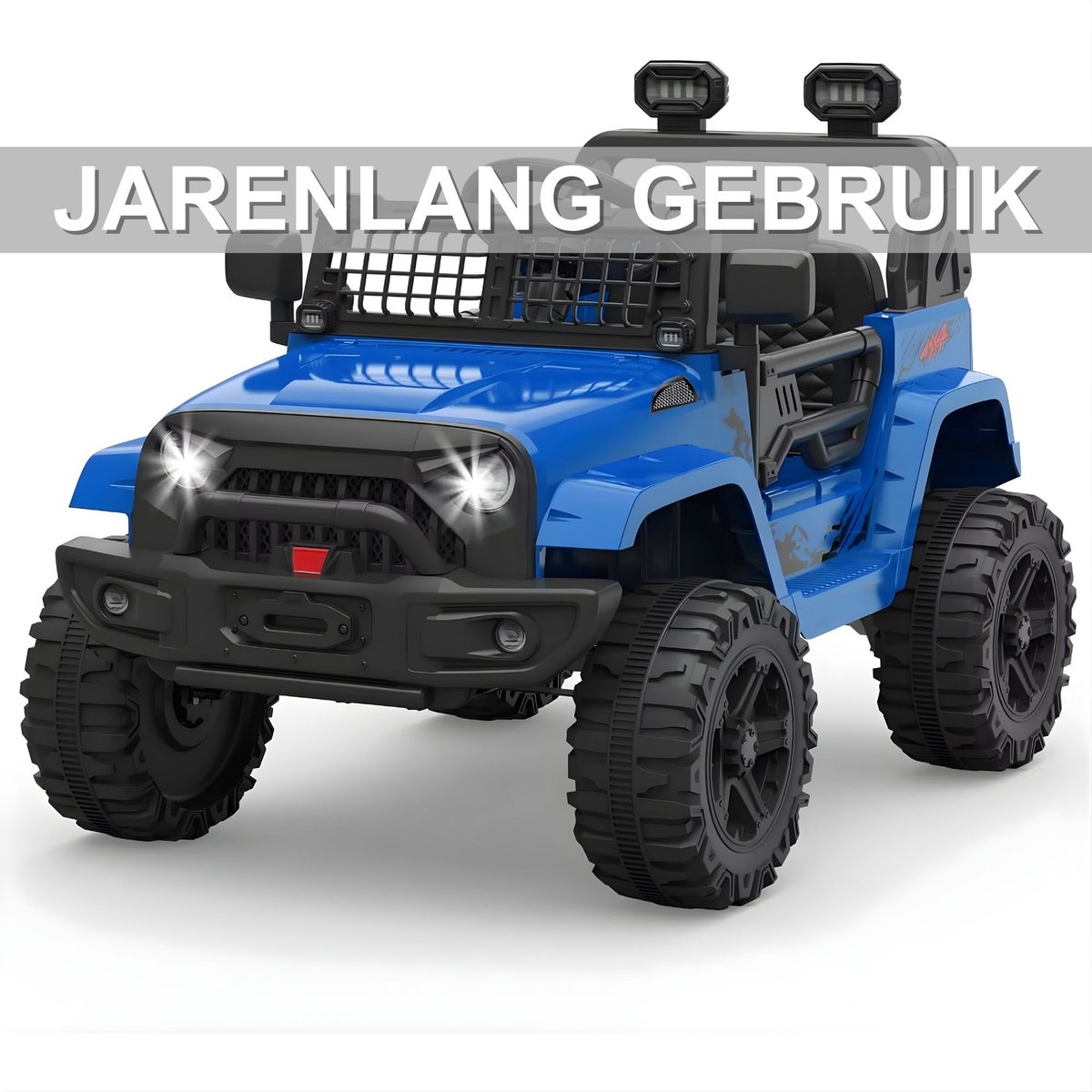 12v elektrische kinderauto vering led licht bluetooth 2 snelheden vering led licht bluetooth 2 snelheden blauw