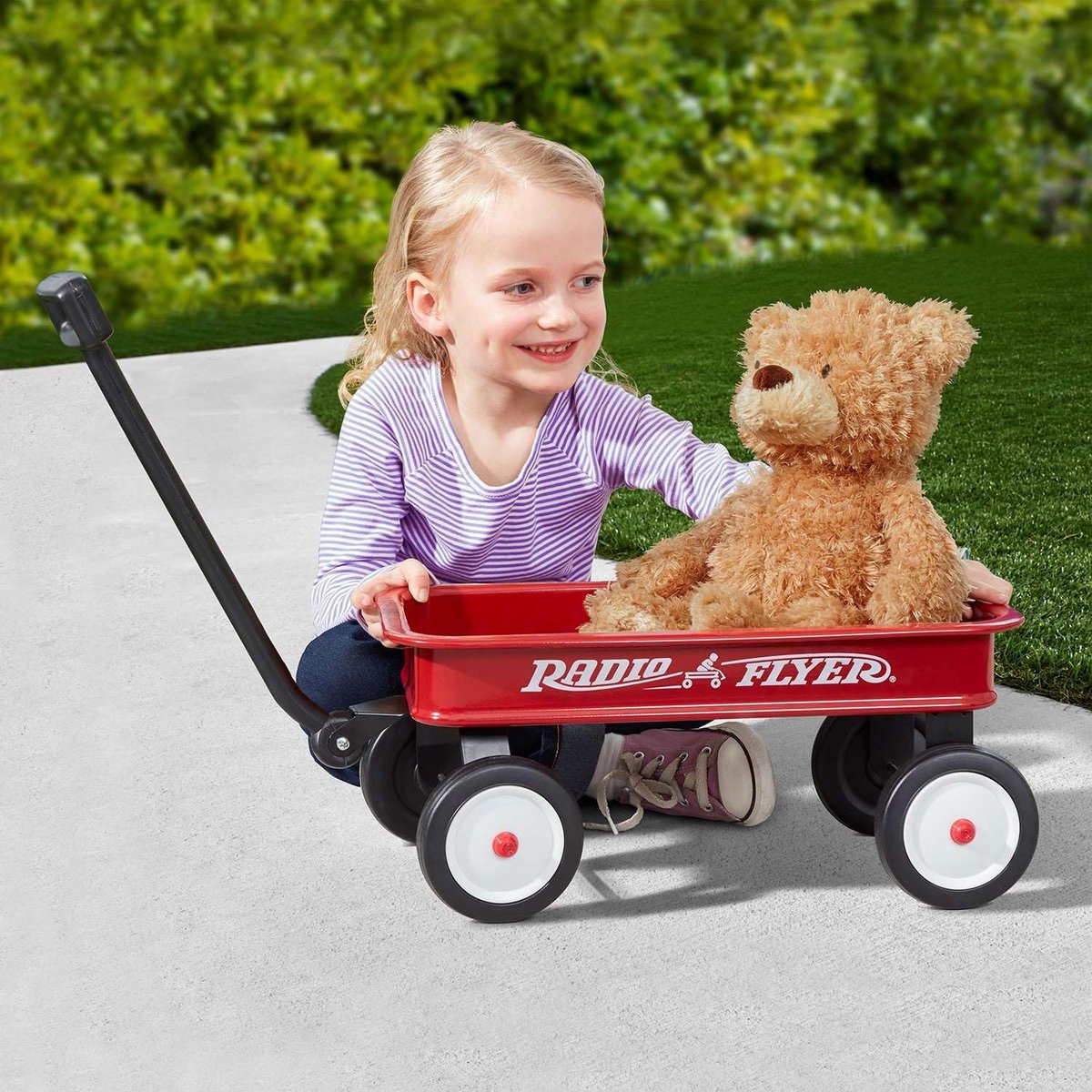 16.5 Inch Long Wagon for Kids, Ages 1.5+, Red Speelgoedkruiwagen kopen online