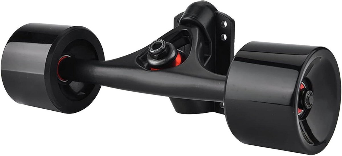 2 stks/set Skateboard Truck met Skate Wheel Riser Pad Lager Hardware Accessoire Beugel Longboard Truck Bridge Skate Board Truck Beugel Skateonderdeel kopen online