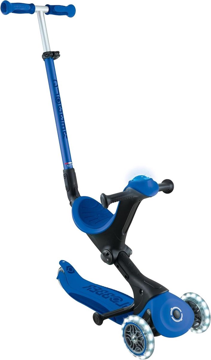 3-in-1 Kinderstep - Loopfiets Scooter - Buiten Spelen - Gepatenteerd Klapmechanisme - 50 kg Max - Blauw Driewieler kopen online