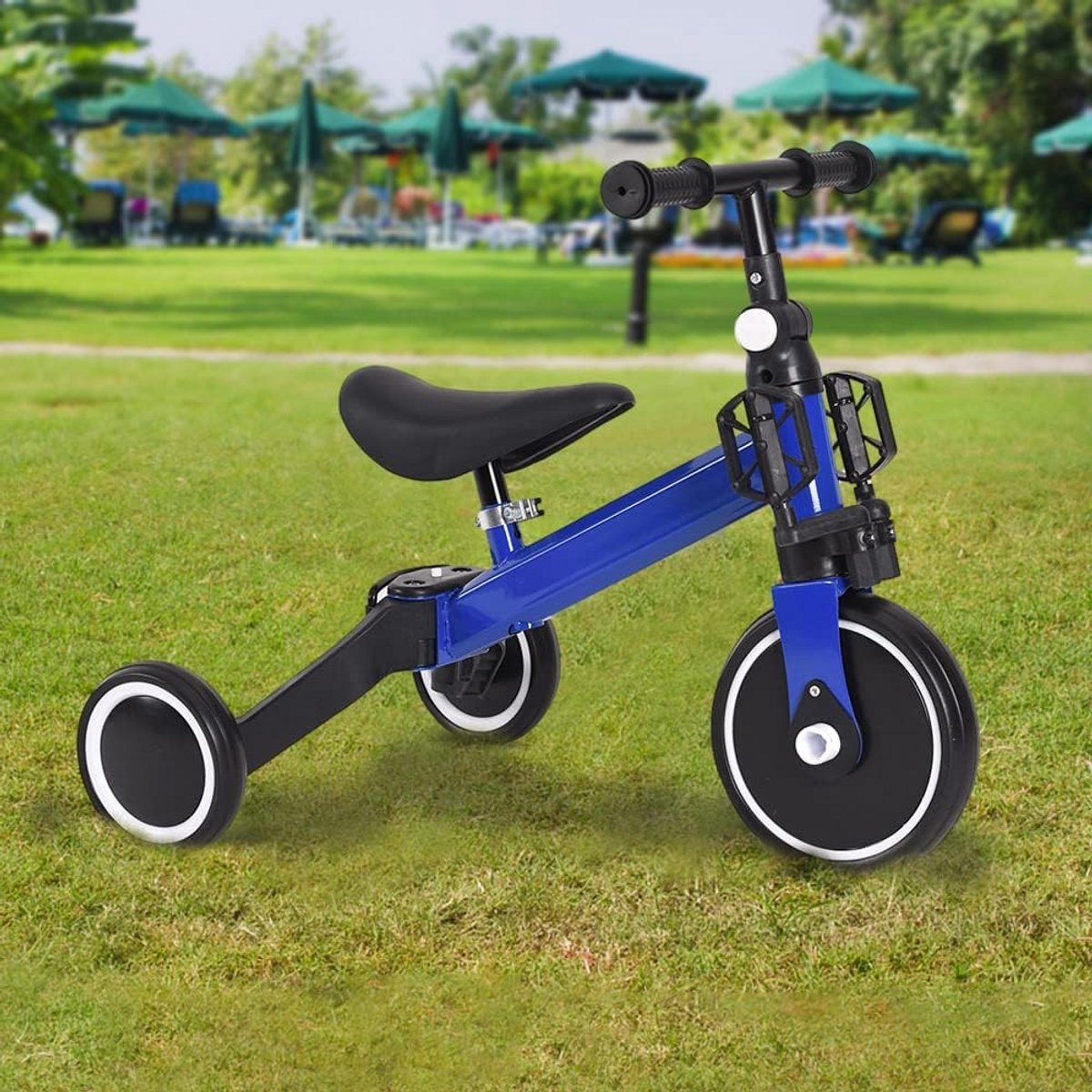 3-in-1 Loopfiets en Driewieler voor Kinderen 1,5 tot 5 Jaar - Loopfiets met Duwstang Driewieler kopen online