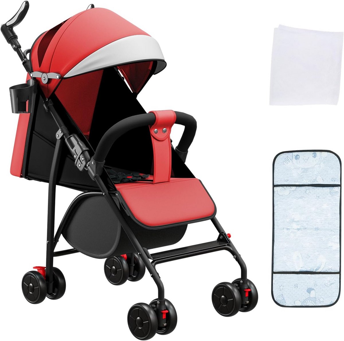 4-in-1 Driewieler Loopfiets Baby tot 25 kg Verstelbaar Driewieler kopen online