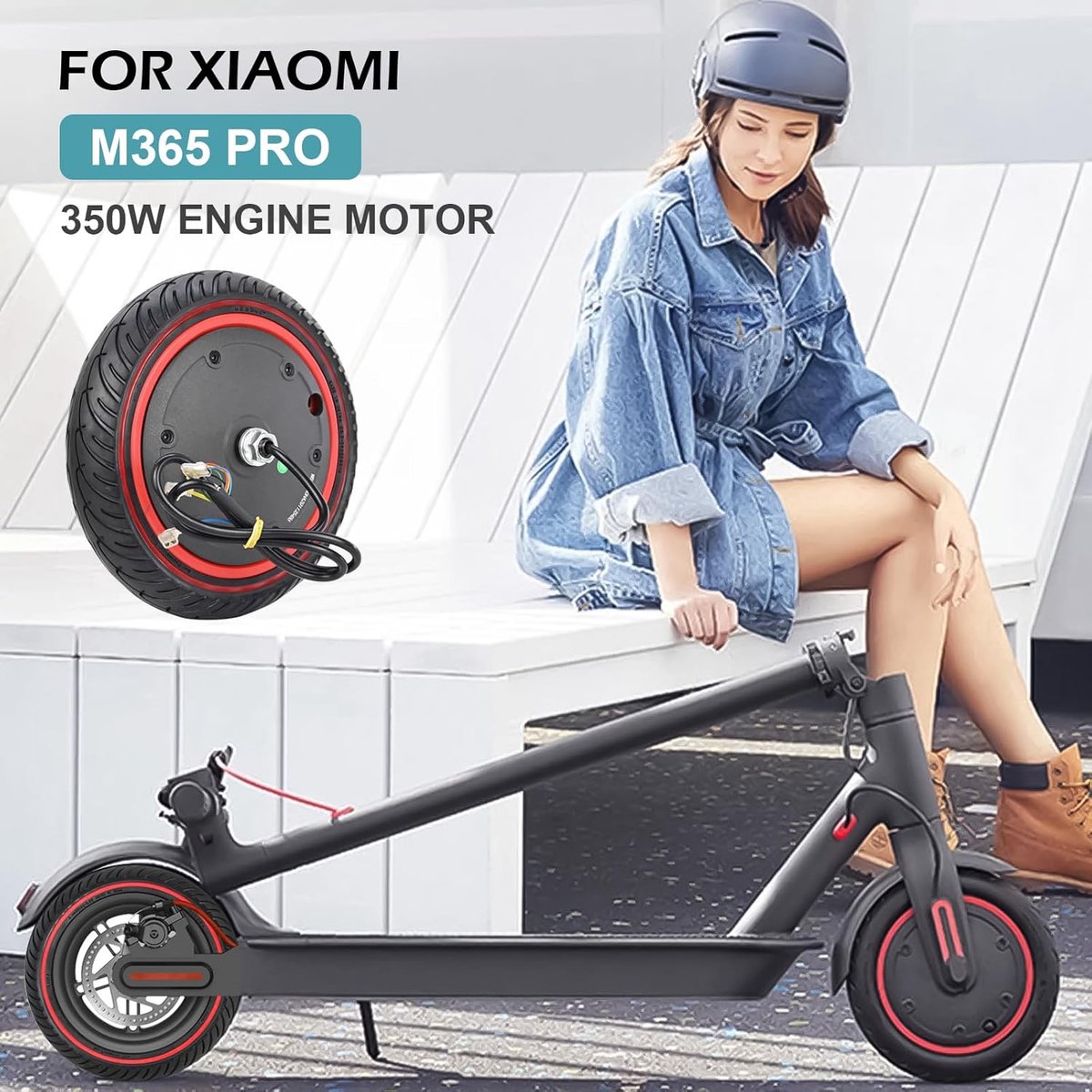 8.5 Inch Solid Rubber Tire - Scooter - Xiaomi Pro 2 - M365 Pro 1S - Elektrische Scooter - 8.5 Inch Solid Tyres Buitenspeelvoertuigaccessoire kopen online