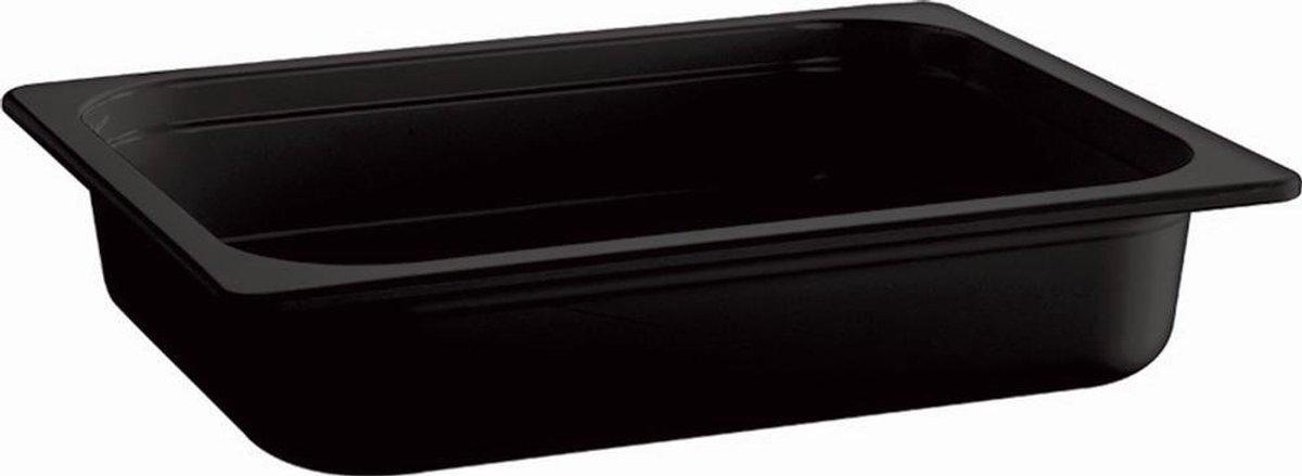 83756 ECOLINE GN 1/2 melamine container met inkeping op de rand, 32,5 x 26,5 x 6,5 cm 3,4 l zwart Rolschaatsen kopen online