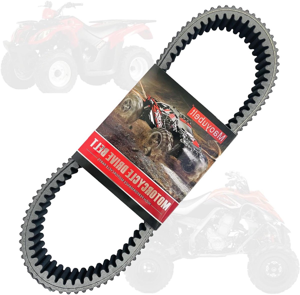 Aandrijfriem Terreinvoertuig - Tandriem ATV UTV - Onderdelen Vervangen - Geoptimaliseerde Warmtebestendigheid - 1 stuk - Zwart Buitenspeelvoertuigaccessoire kopen online