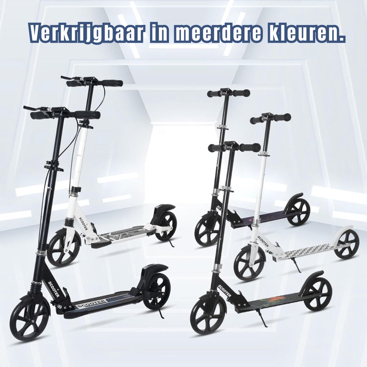 AHD® Stuntstep - Stuntstep Jongen - Stuntstep 10 Jaar en Ouder - Stuntsteps - Wit - 84cm x 31cm x 14cm Step kopen online