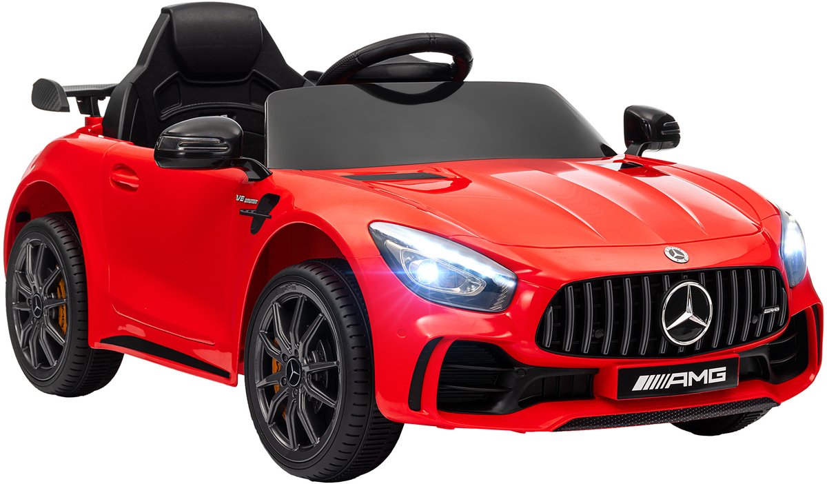 AIYAPLAY elektrische kinderauto - Metaal - 108x67x46cm - Rood Speelgoedaccuvoertuig kopen online