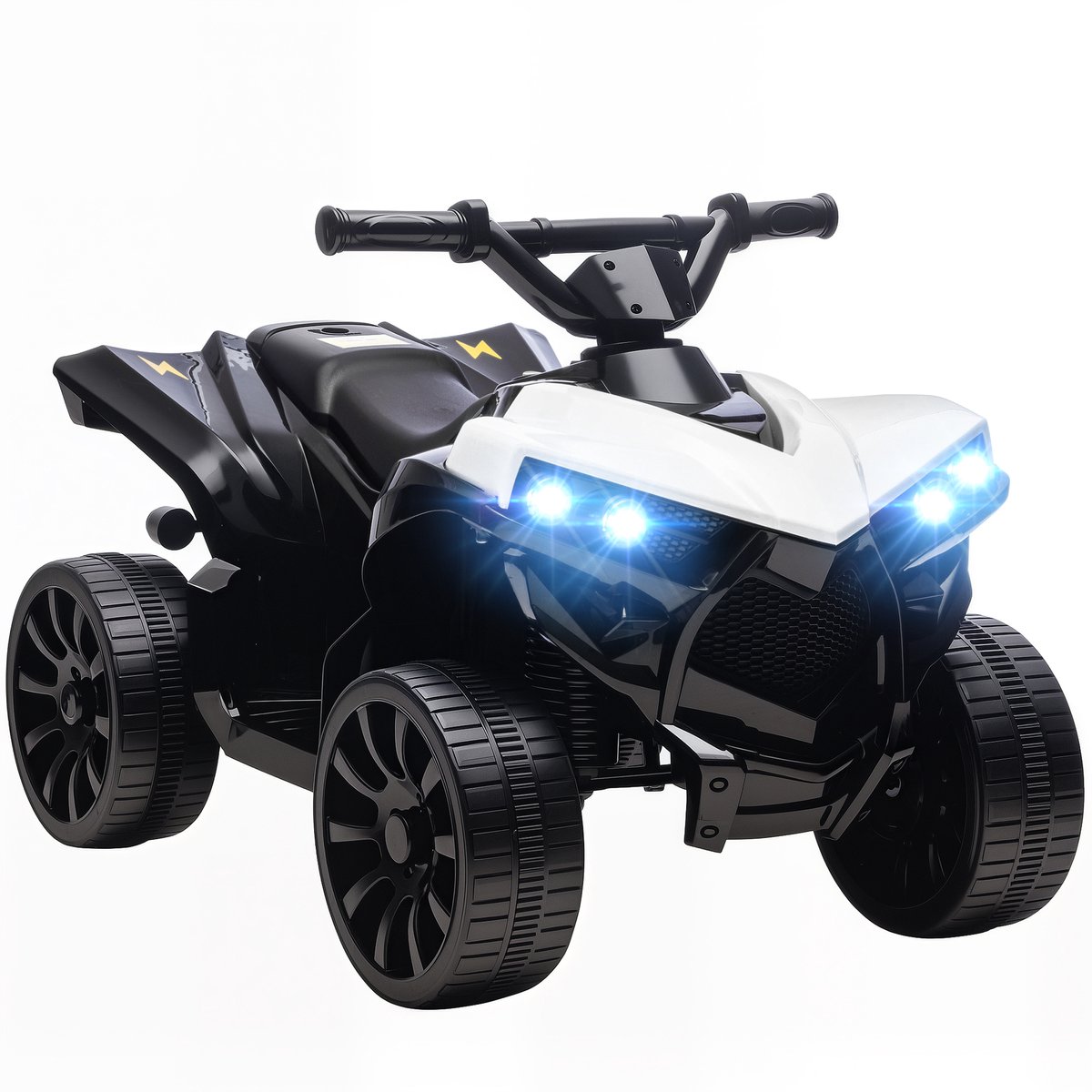 AIYAPLAY - Elektrische loopauto - Metaal - 70x42x45cm - Wit Loopauto kopen online
