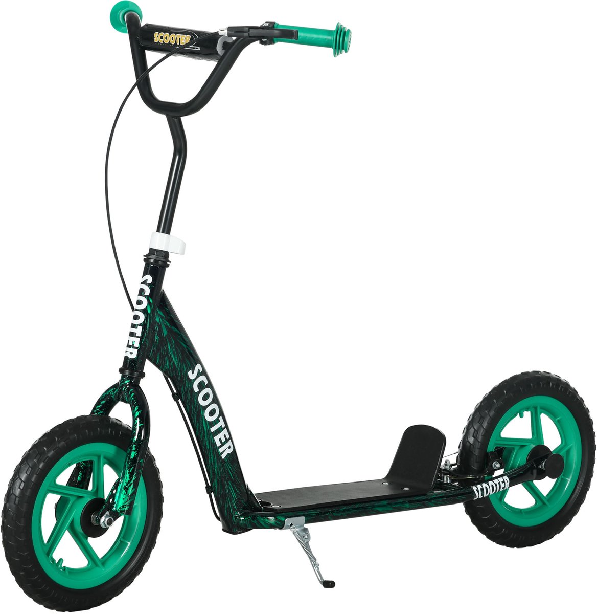 AIYAPLAY Kinderstep - Staal - 118x52x88cm - Groen Step kopen online