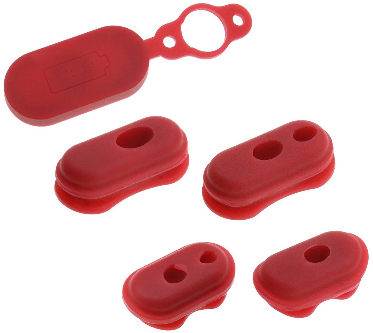 aladdien - Siliconen Lading Poort Cover - Waterdichte Stofplug - Rood - Opladen Interface Bescherming - Geschikt voor Xiaomi 1s M365/Pro Buitenspeelvoertuigaccessoire kopen online