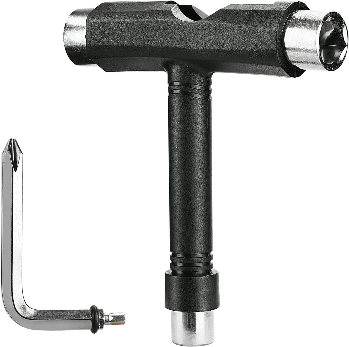 all in one skateboard tool met l type hoofd en schroevendraaier essenti le skate accessoires voor onderhoud en reparatie