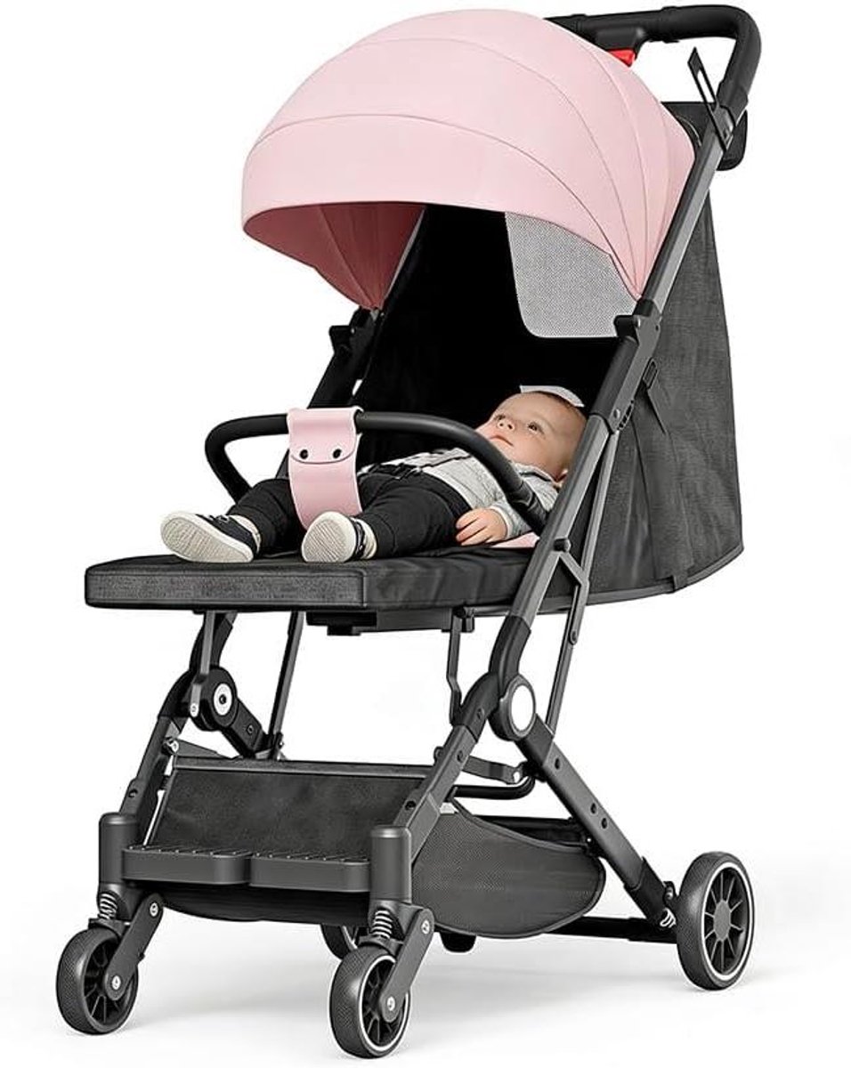 Baby Driewieler - Kinderfiets - Buiten spelen - 5-in-1 Evolutie - 63 x 30 x 101 cm - Roze Driewieler kopen online