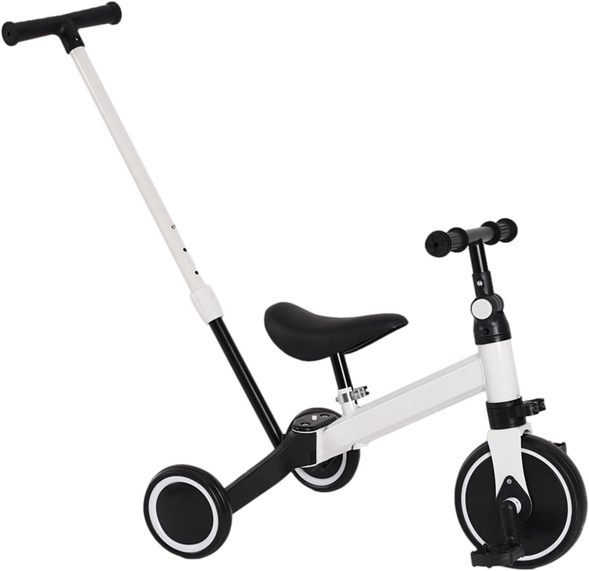 baby driewieler kinderfiets drie wiel buiten spelen 3 in 1 modellen 60x42x90cm blauw