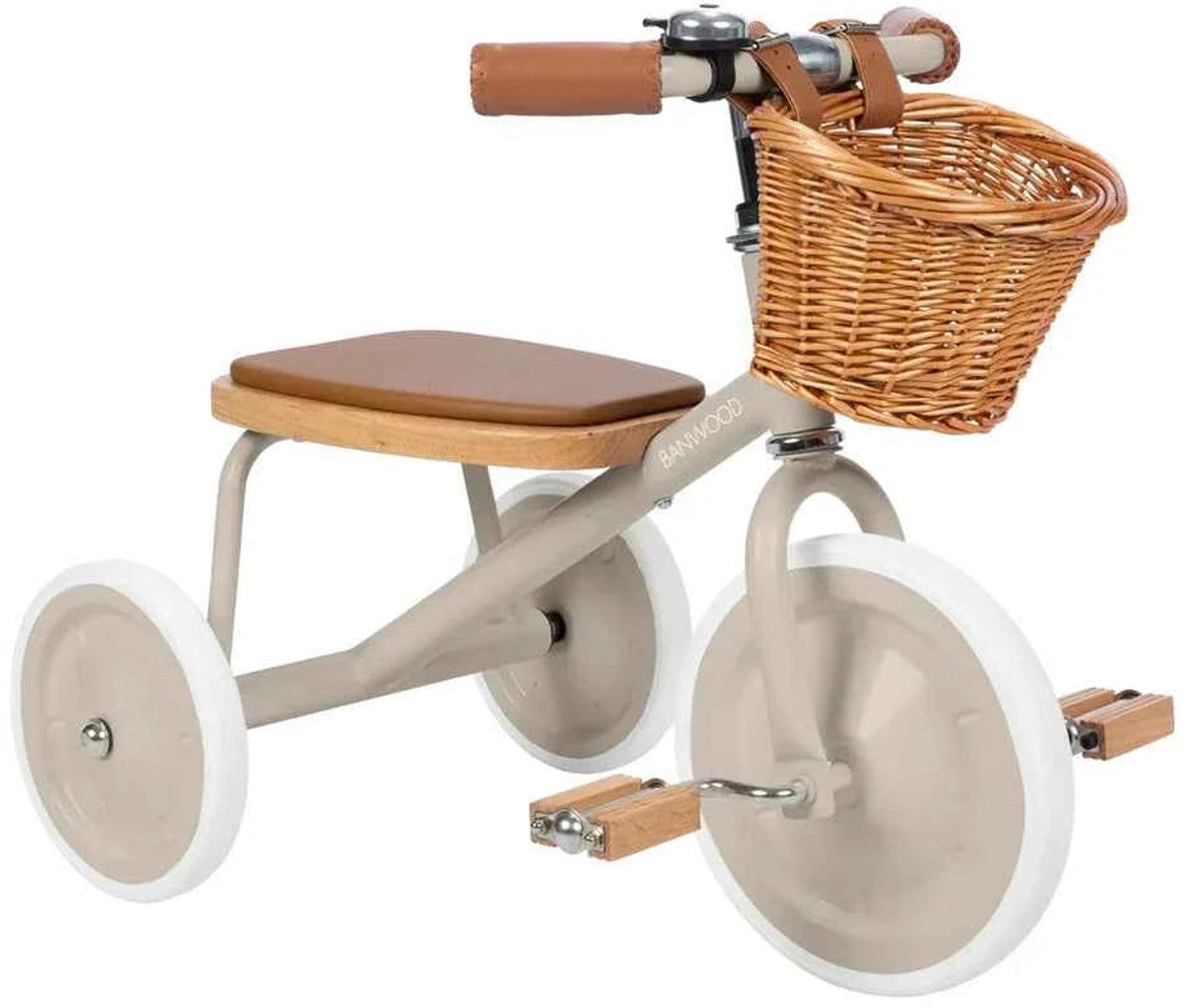 Banwood - Trike Vintage - driewieler - Beige - kinderfiets - 3-6 jaar Driewieler kopen online