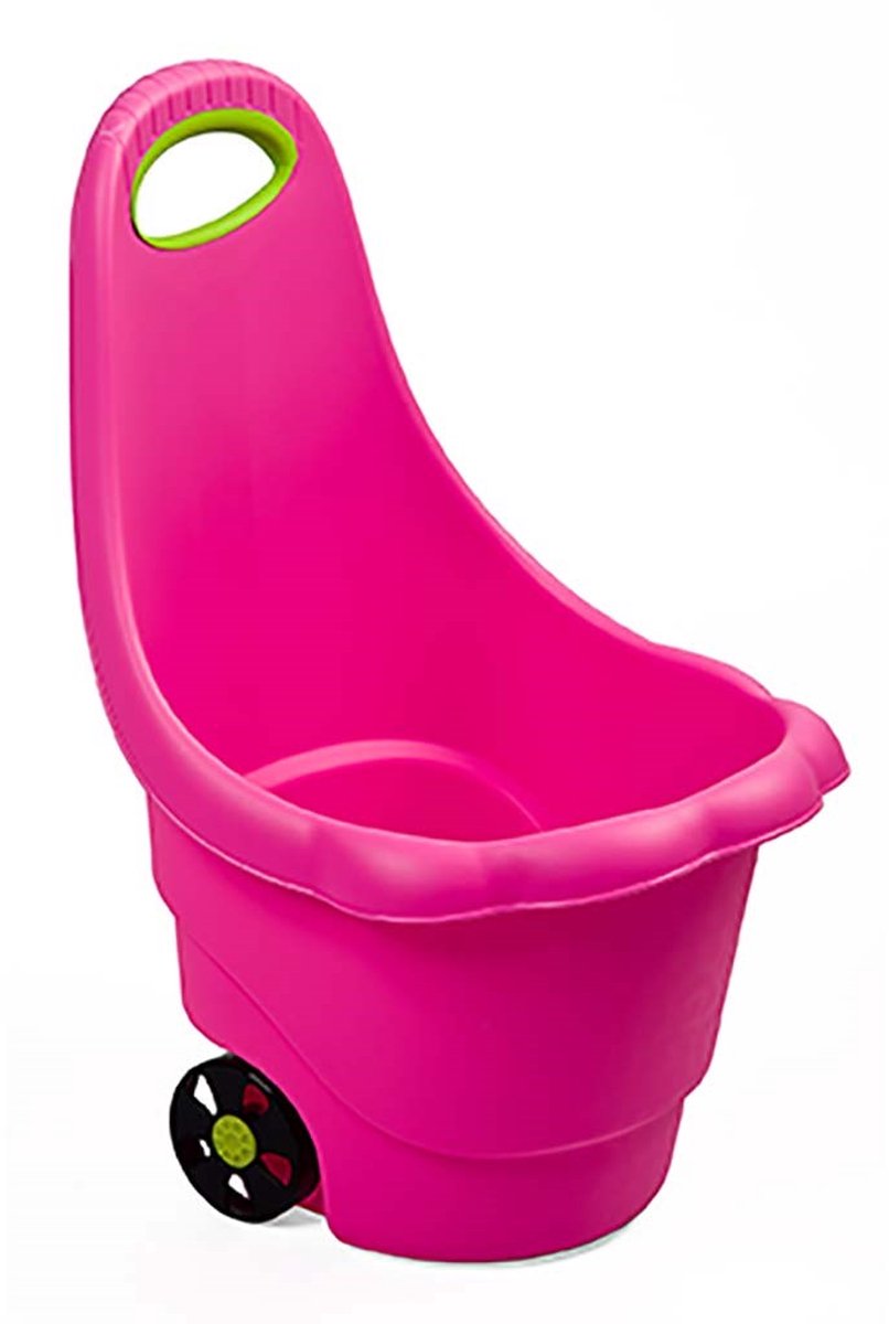 BAYO Daisy speelgoedkruiwagen 60 cm roze - Kinderkruiwagen Speelgoedkruiwagen kopen online
