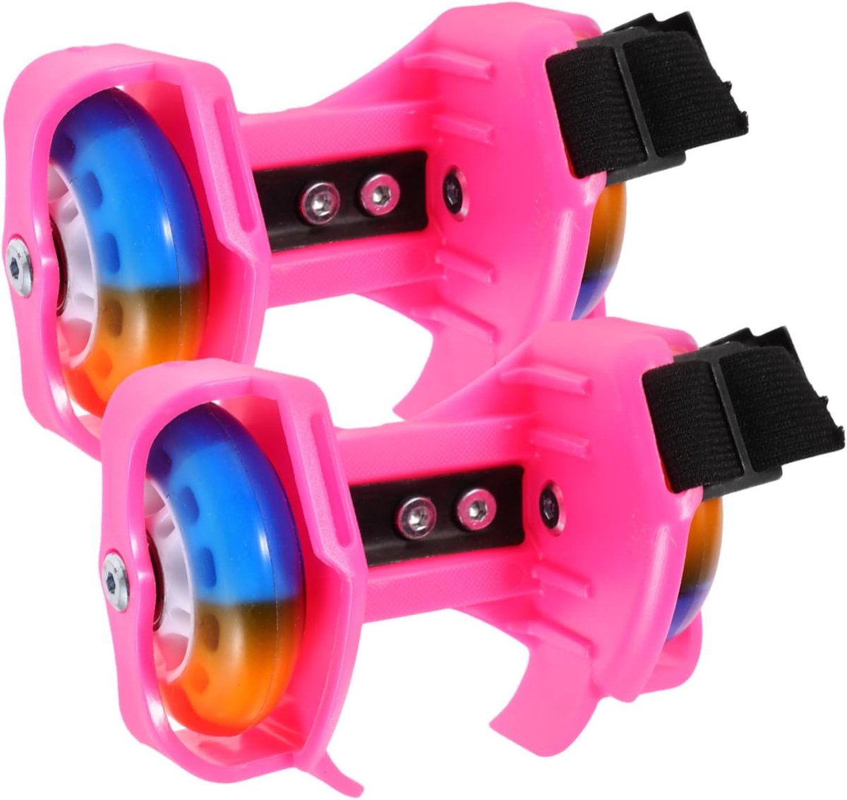 Beginner Rolschaatsen - Glijdende Wielen - Buiten Activiteiten - Verlichte Wielen Nachtzichtbaarheid - 5.31X3.54X3.14in - Roze Rolschaatsen kopen online