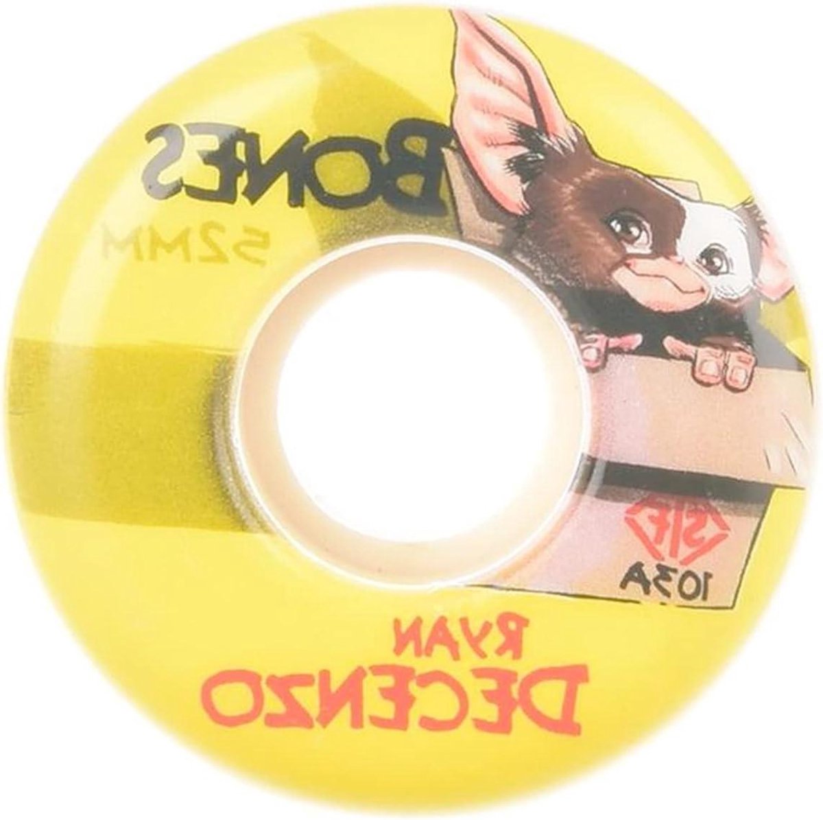 Bones STF Decenzo Gizzmo Skateboard Wielen 103A V2 Sloten Wit 52mm Skateonderdeel kopen online