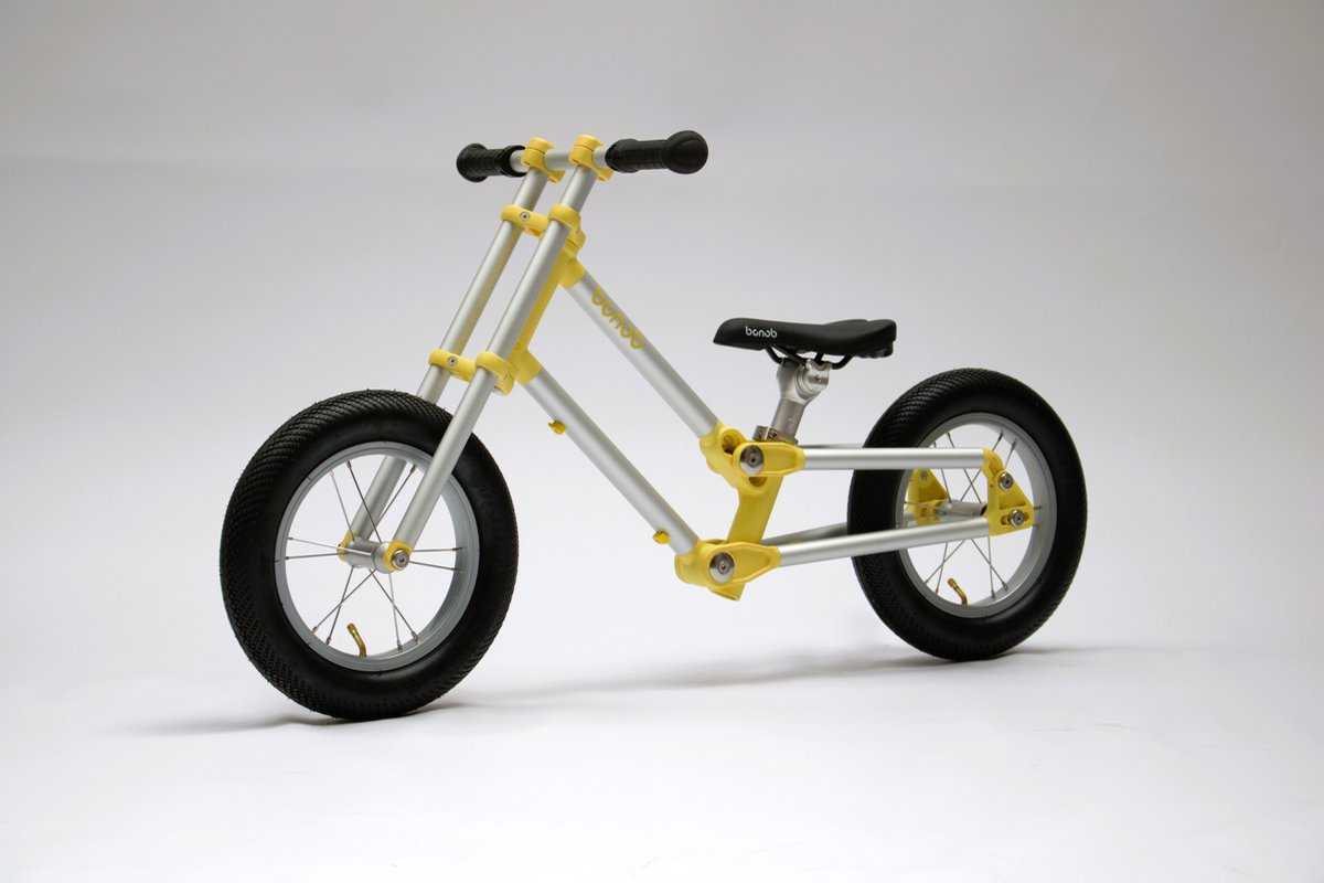 bonob 2 - Loopfiets - Geel - Stap 2 bonob 1TO3 Loopfiets kopen online