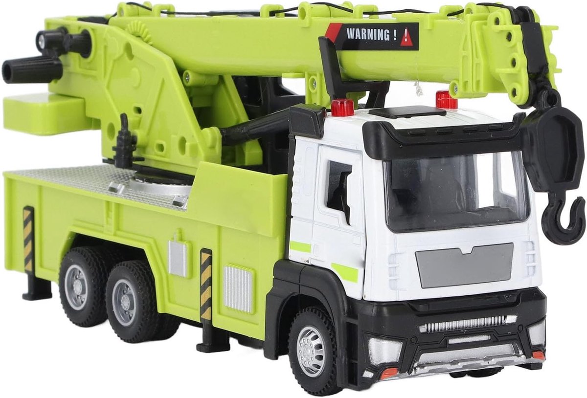 bouwkraan speelgoedtruck constructievoertuig kinderspeelgoed geluidslichteffecten 25 x 13 x 11 cm