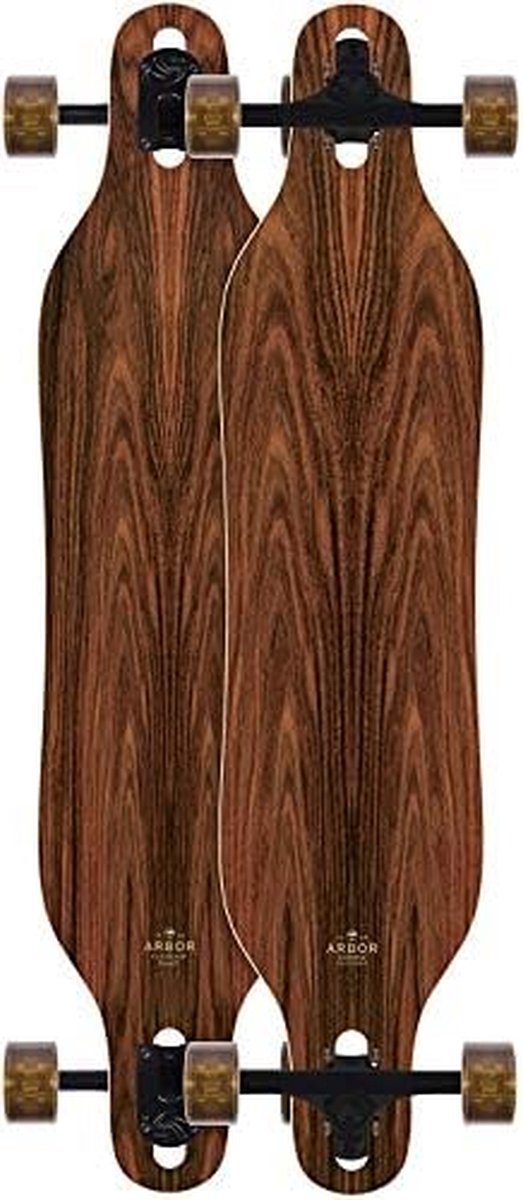 Compleet Longboard - Cruiser Board - Stad Verkenning - Klaar voor Gebruik - 37 Inch - Amber Zwart Longboard kopen online