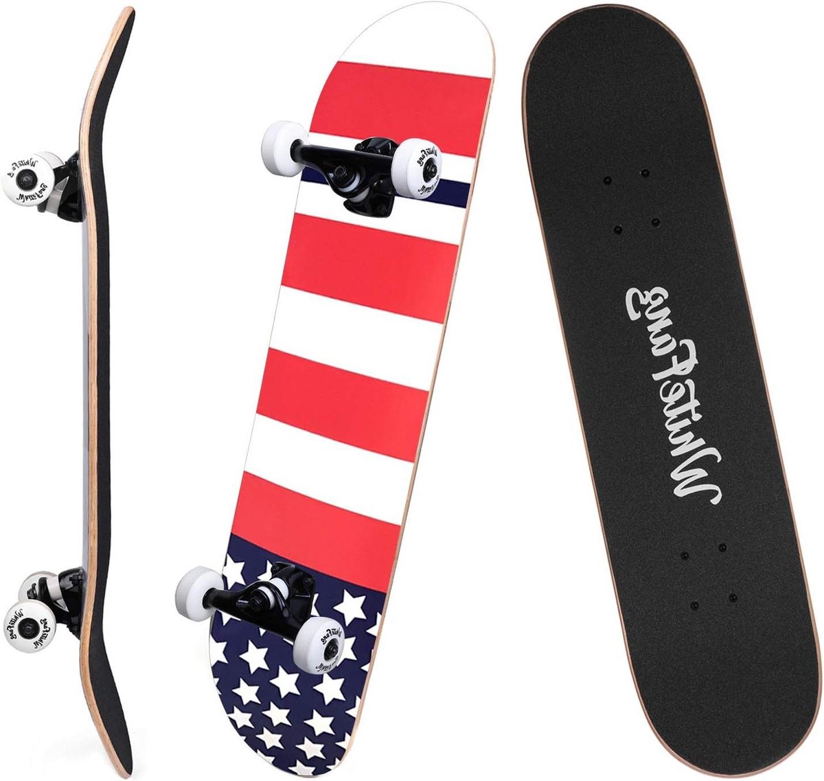 Compleet Skateboard - Beginners Skateboard Trickboard - Street Tricks Leren - 7-laags Canadees Esdoorn Dek - 31 x 7.88 Inch Skateonderdeel kopen online