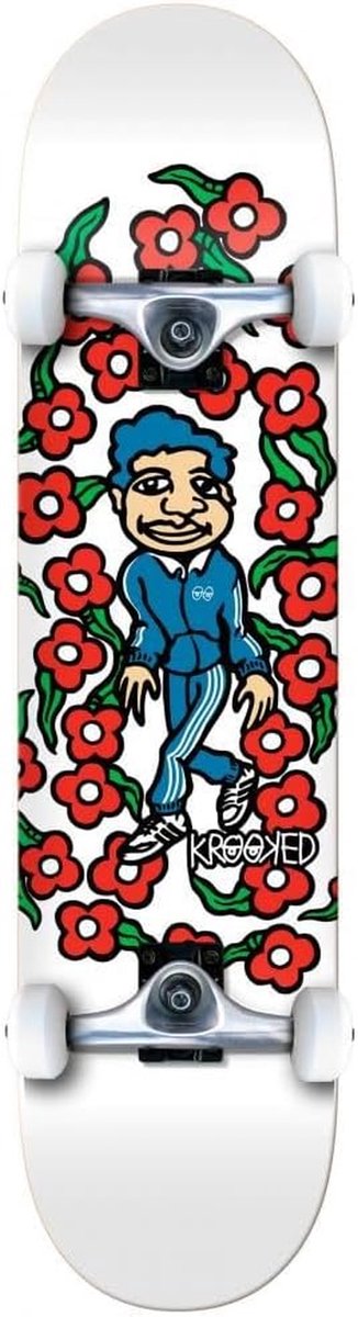 compleet skateboard beginnersboard straat skaten esdoorn hout deck 8 25 inch wit