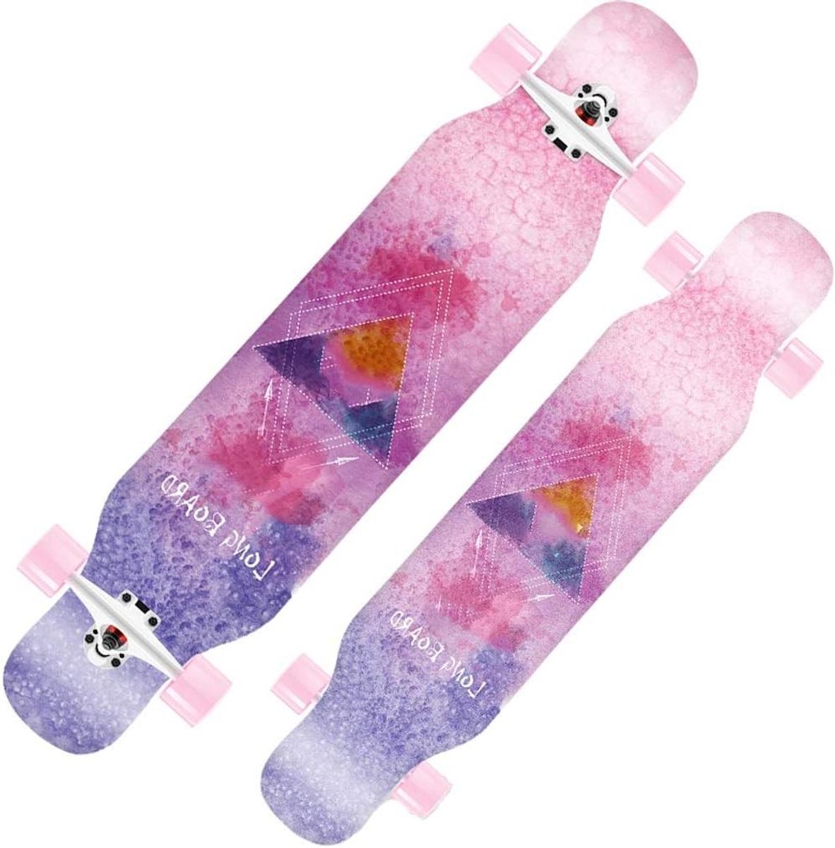 Compleet Skateboard - Cruiser Longboard - Straat Skaten - 8 Lagen Esdoorn - 42 Inch - Kleurrijk Skateonderdeel kopen online