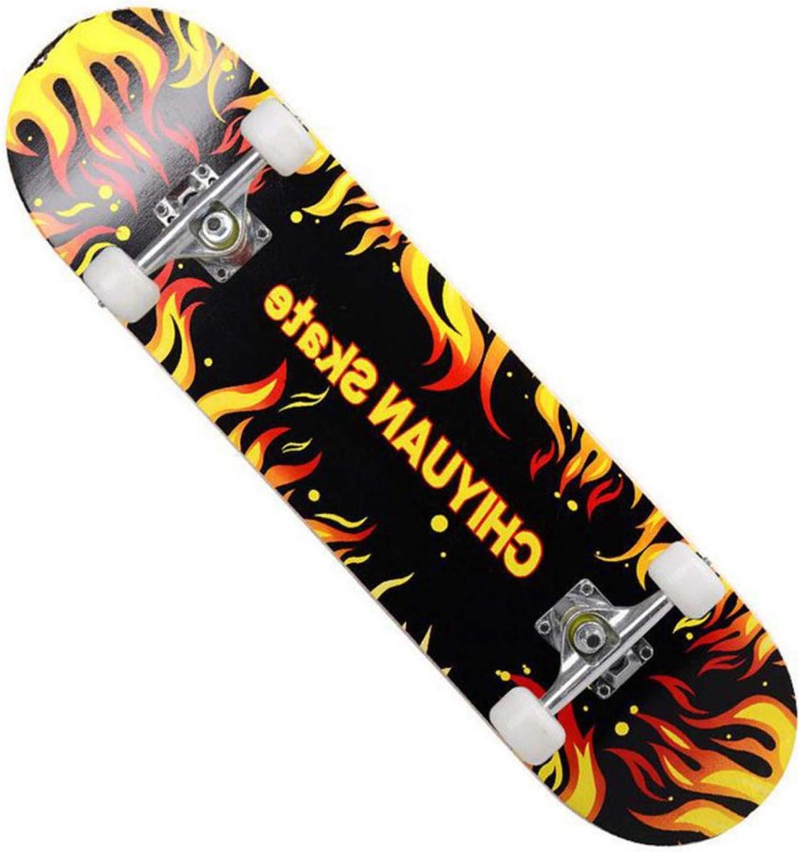 compleet skateboard esdoorn hout buiten sport 7 lagen dek 31x8 inch c