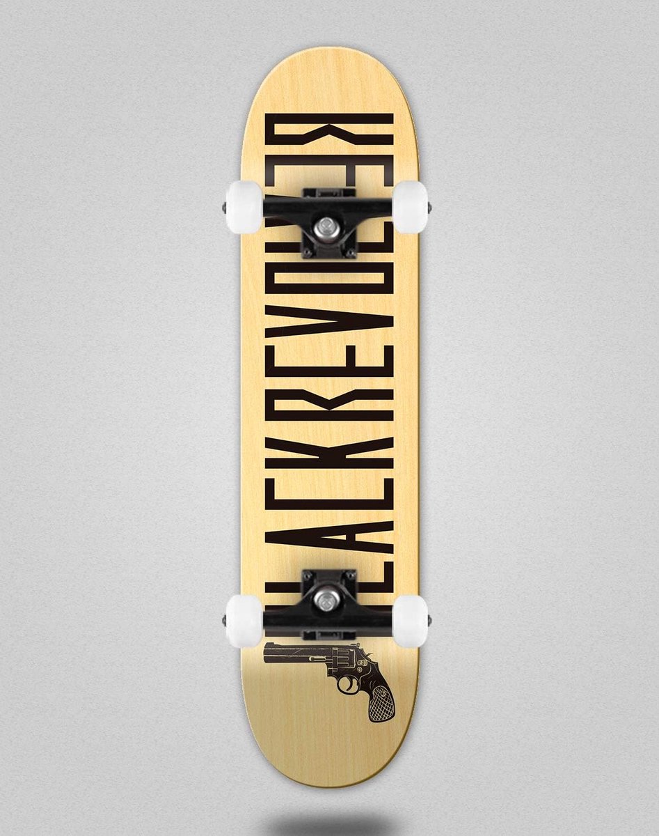 Compleet Skateboard - Hout Board - Buiten Sport - Klaar voor Gebruik - 8.0 Inch - Zwart Skateonderdeel kopen online
