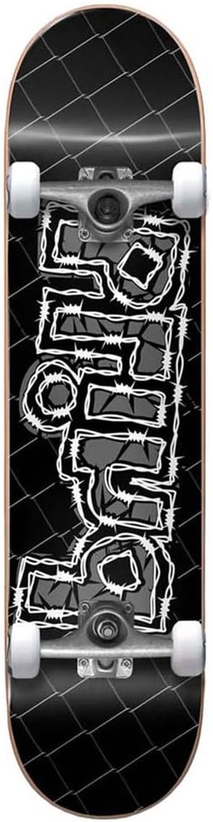Compleet Skateboard - OG Grundge Deck - Straat Tricks - Volledig Gemonteerd - 8 x 31.6 Inch - Zwart Skateonderdeel kopen online