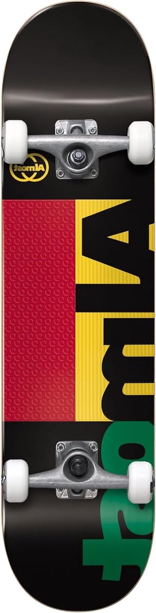 Compleet Skateboard - Outdoor Board - Straat Skaten - Antislip Grip - 7.375 inch - Zwart Skateonderdeel kopen online