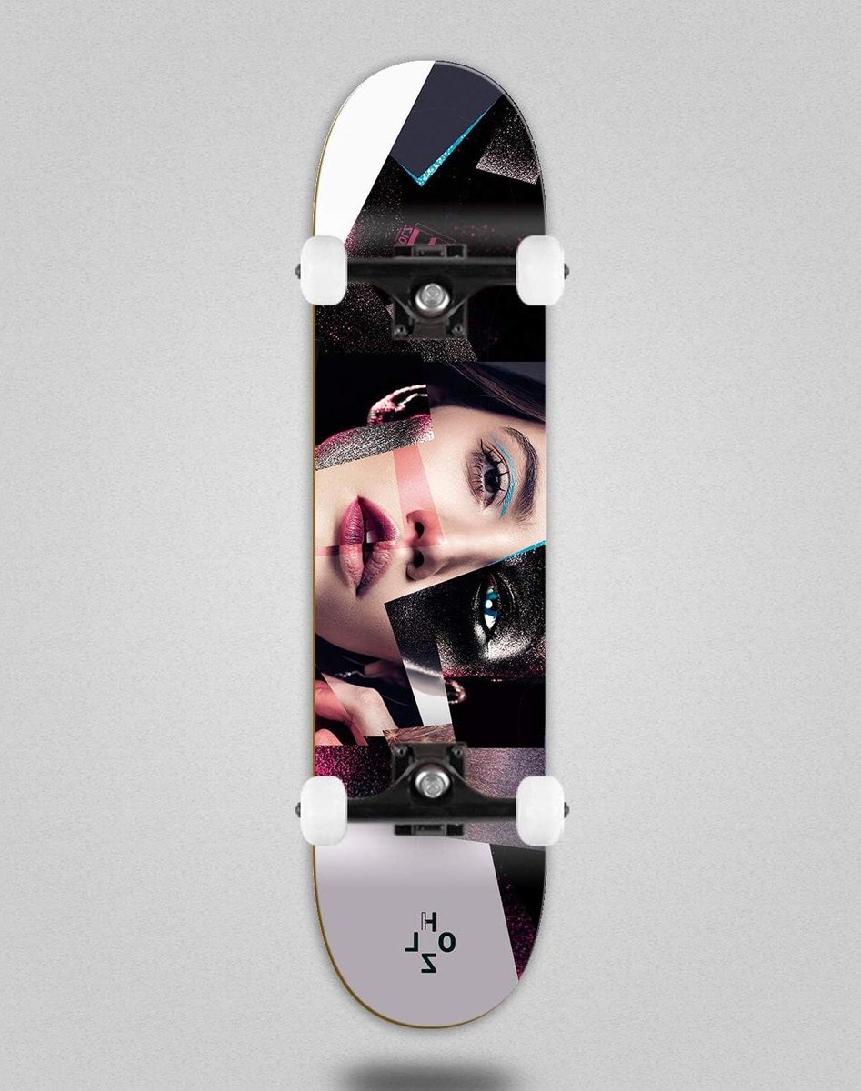 Compleet Skateboard - Skate Board - Straat Skaten - Mozaïek Anya Design - 8.0 inch - Multicolor Skateonderdeel kopen online