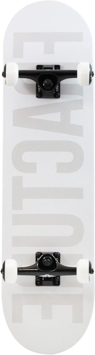 Compleet Skateboard - Street Board - Straat Gebruik - Esdoorn Constructie - 8 Inch Breed - Wit Skateonderdeel kopen online