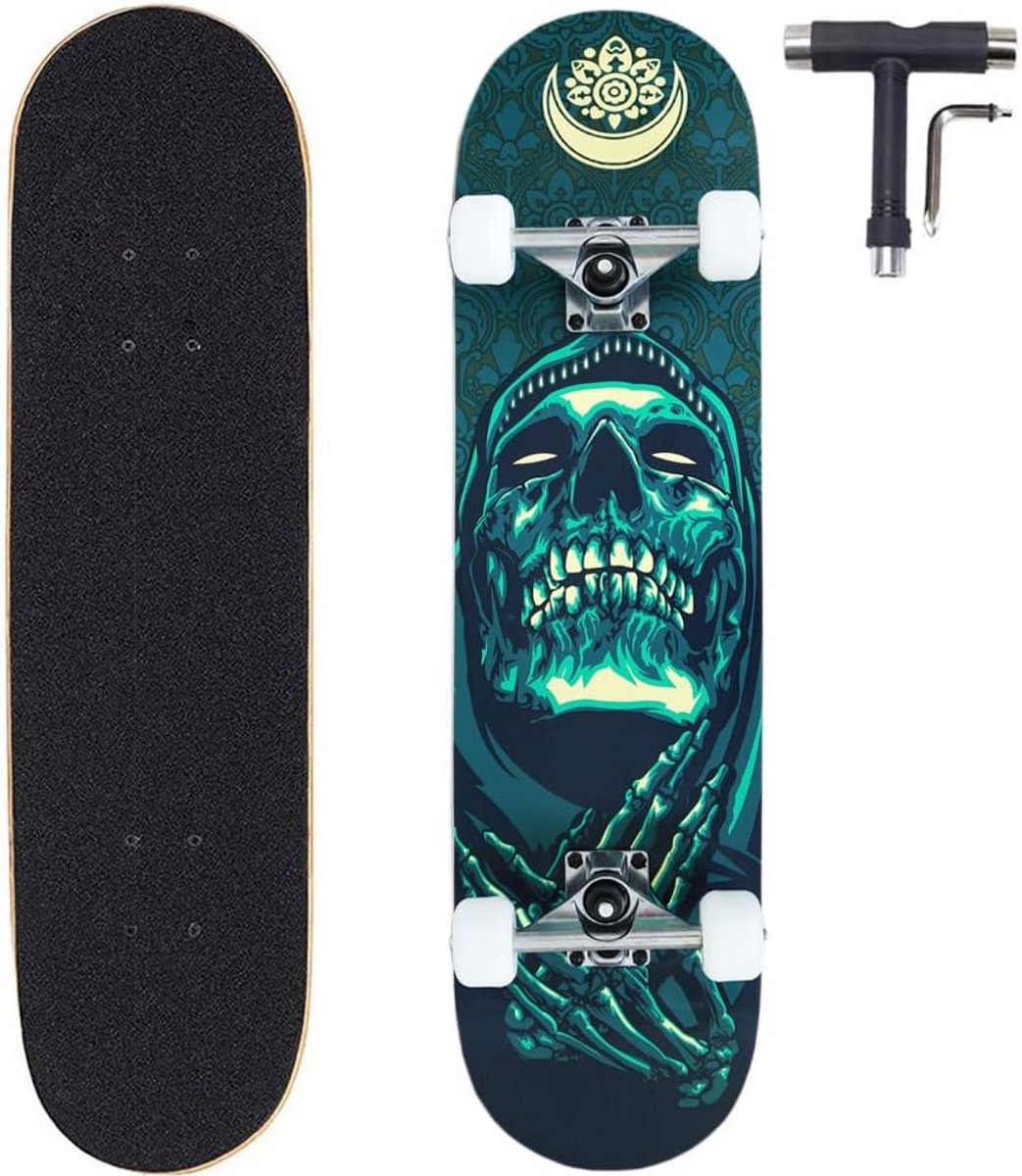 compleet skateboard trick board street tricks dubbele kick concave 31x8 inch diamant