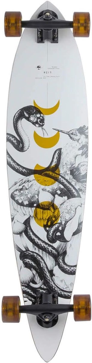 Complete Bamboo Longboard Skateboard - Hoge Kwaliteit Compleet Board Longboard kopen online