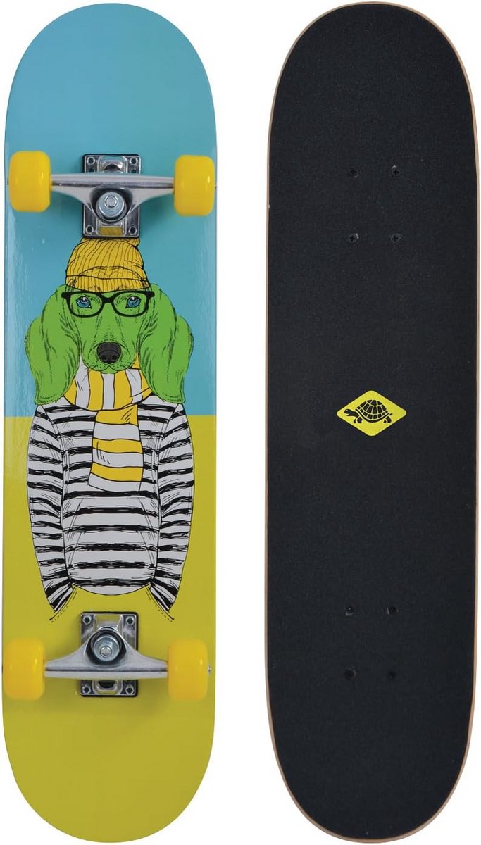Complete Skateboard voor Beginners 31 Inch - Green Dog Design Skateonderdeel kopen online