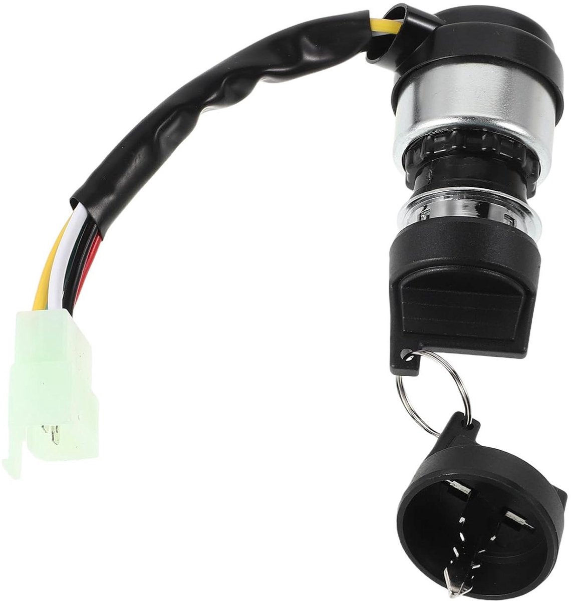 contactslot atv ontstekingsschakelaar quad voertuig starten waterdicht abs metaal 5 pins connector meerkleurig